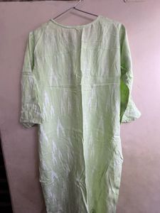 Light Green Cotton Kurta