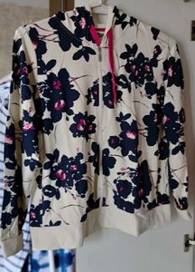 Floral Print Hoodie