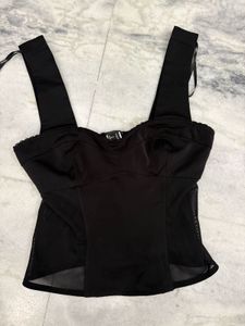 F21 Lace Trimmed Sheer corset (xs)