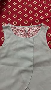 ONLY Seagreen Lace Top