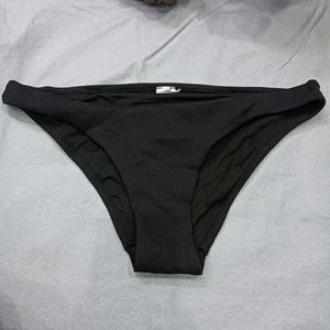 Classic Black😍 Textured Bikini Bottom