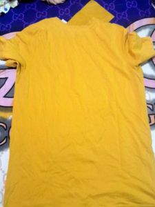 Men's Yellow Graphic T-Shirt