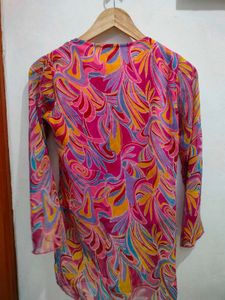 Pink Short Kurti