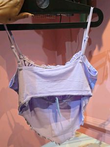 Lilac Ruched Camisole Top