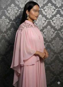Elegant Pink Ethnic Gown