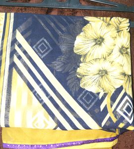 Saree with blouse smoothly fancy/stylish/unique/ex