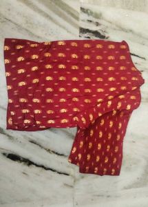 🍒Maroon &amp; Gold  Blouse