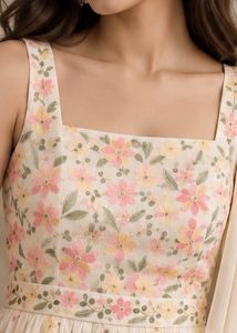 Floral Print Sharara Set with Dupatta