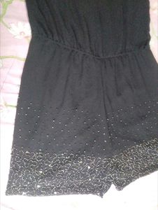 Sparkly Black Romper