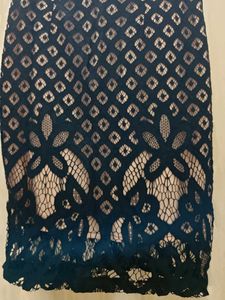 Elegant Black Lace Sheath Dress