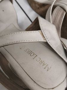 Stylish Beige Heeled Sandals