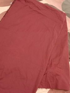 unstitched cherry colour cloth