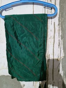 Elegant Green Silk Kurta Palazzo Set