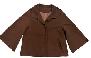 Stylish Brown Cropped Jacket