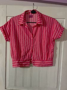 Dark Peach Short Sleeve Shirt