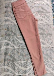 Women's Pink Casual Pants