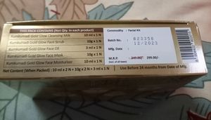 5% Kumkumadi Gold Glow Facial Kit