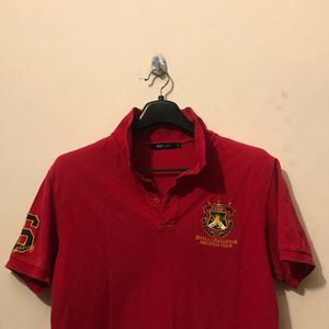 Retro Red Polo T-Shirt