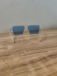 Stylish Square Blue Lens Sunglasses