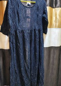 Stylish Black Bandhani Print Kurta