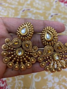 Gold Plated Beautiful Earrings