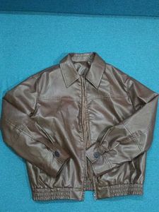 Savana oversized faux leather jacket