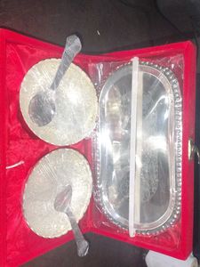 silver plated gift set