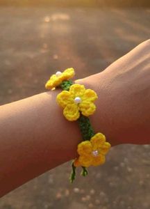 🌷Handmade Flower Bracelets (Set of 2)✨🕊