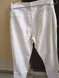 Classic White Denim Jeans