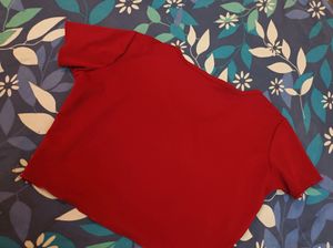 Women's Maroonish Red Crop Top