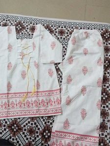 Elegant White Kurta Set