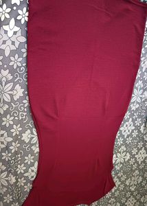Tokyo Talkies Women A-line Regular Fit Maroon Dres