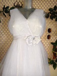 🔥 MEGA SALE 🔥Elegant White Bridal Gown