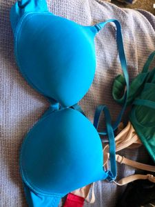 Teal Padded Bra