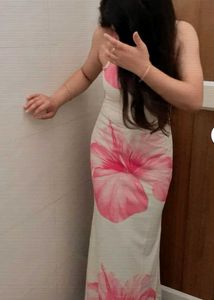 Ethereal White Floral Maxi Dress♡