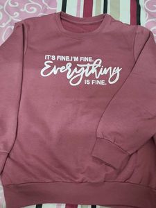 Cozy Rose Pink Sweatshirt