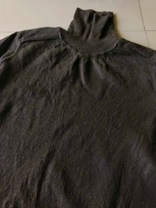 Dark Turtleneck Sweater