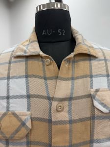 Men's Textured Button-Up Shirt
