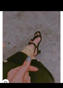 Black Strappy Heels