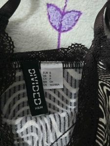 Trippy Zebra Lace Trim Camisole