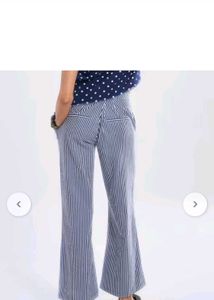 TERRA LUNA Kahdi Striped Wide Leg Pants