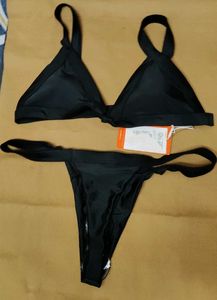 Black Triangle Bikini Set
