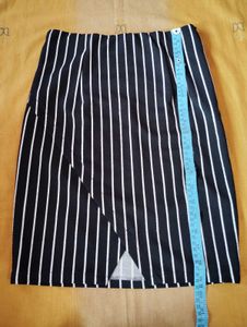Striped Pencil Skirt