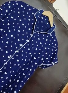 Navy Blue NightSuit for 36 Bust