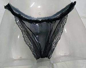 Lace 💛 34..Trimmed Sheer Briefs