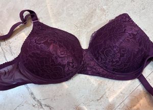 clovia Purple Lace Bra