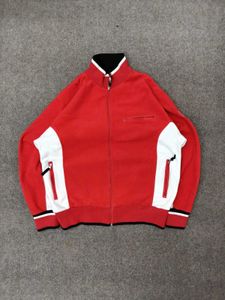 Red & White Track Jacket