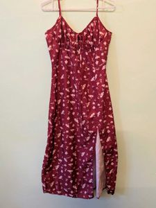 Floral Print Midi Dress