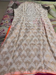 original pakistani lakhani brand party wear 3 piec