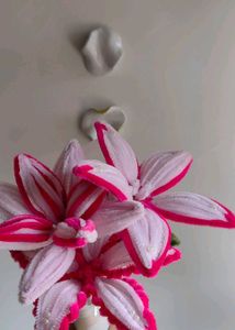 Pipe Cleaner Flower Bouquet with Bunny